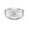 Picture of Ironcrest – 1.1 Carat Round Solitaire Diamond Band
