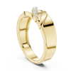 Picture of Aurora Leaf – Round Diamond Band