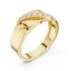 Picture of Aurora Leaf – Round Diamond Band