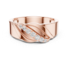 Picture of Aurora Leaf – Round Diamond Band