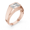 Picture of Regal Radiance – 2 Carat Solitaire Emerald Diamond Ring