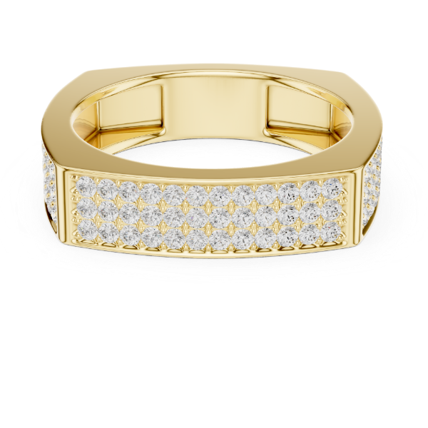 Picture of Majestic Grid – 0.50 Carat Round Diamond Band