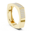 Picture of Majestic Grid – 0.50 Carat Round Diamond Band