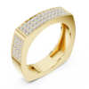 Picture of Majestic Grid – 0.50 Carat Round Diamond Band