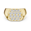 Picture of Stellar Grid – 0.90 Carat Round Diamond Ring