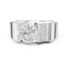 Picture of Helios Band – 1.20 Carat Round Diamond Ring