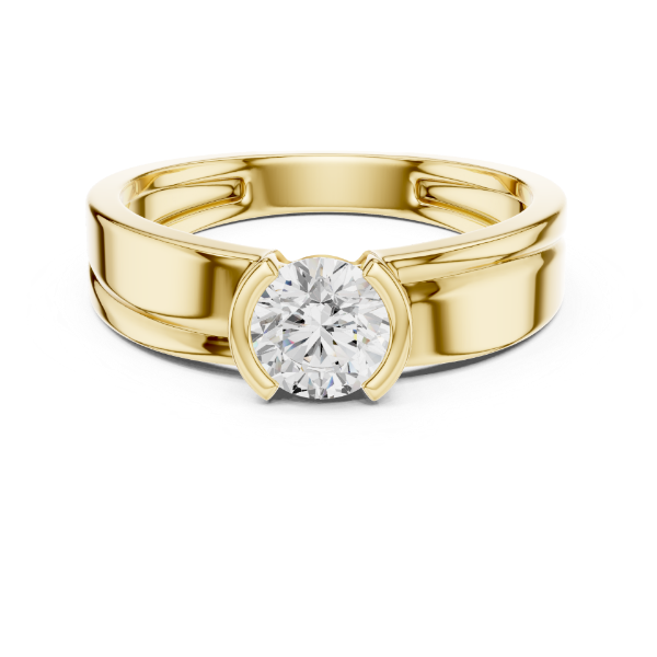 Picture of Eclipse Band - 0.50 Carat Round Diamond Ring.