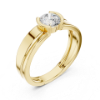 Picture of Eclipse Band - 0.50 Carat Round Diamond Ring.