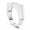 Picture of Luxury Men's Ring - Princess & Round Diamonds.