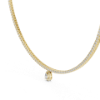 Picture of Radiant Charm – 4.50 Ct Diamond Necklace with Pear Drop 