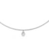 Picture of Radiant Charm – 4.50 Ct Diamond Necklace with Pear Drop 