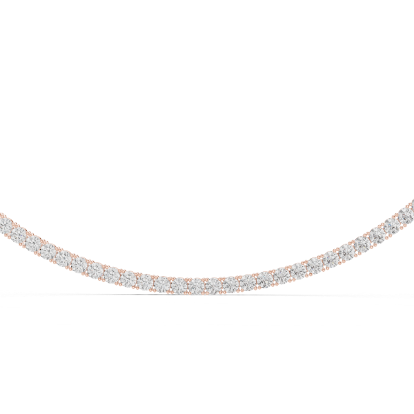 Picture of Zenith Row - 37 Carat Round Diamond Necklace