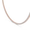 Picture of Zenith Row - 37 Carat Round Diamond Necklace
