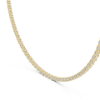 Picture of Everest Line - 14 Carat Round Diamond Necklace
