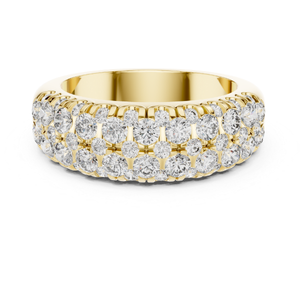 Picture of The Grand Pavé - 2 Carat Round Diamond Ring