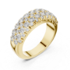 Picture of The Grand Pavé - 2 Carat Round Diamond Ring