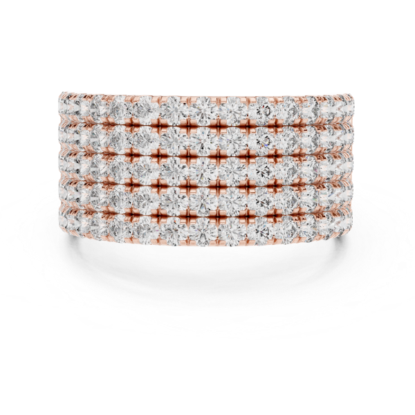 Picture of The Quinti-Band - 2.10 Carat Round Diamond Ring