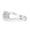 Picture of The Twin Solstice - 0.90 Carat Princess Diamond Ring.
