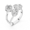 Picture of The Jewel Garden - 0.95 Carat Multi-Shape Diamond Ring