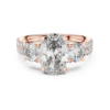 Picture of Trinity Spark – 2 Carat Oval Solitaire with 3.10 CTW Diamonds