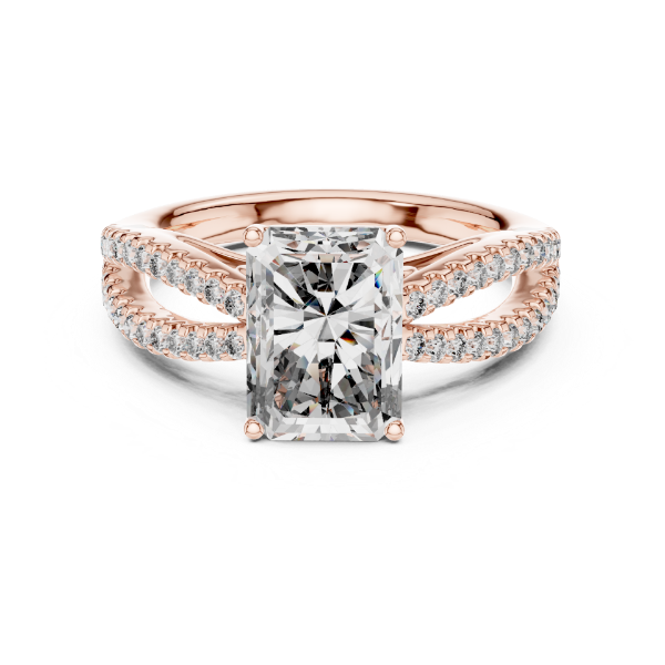 Picture of The Interstellar Radiant - 2.10 ct Solitaire Diamond Ring (2.40 CTW Diamonds)