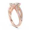 Picture of The Interstellar Radiant - 2.10 ct Solitaire Diamond Ring (2.40 CTW Diamonds)
