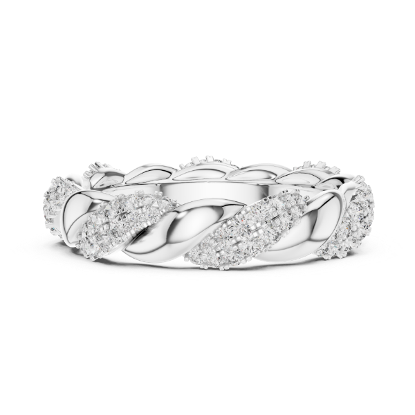 Picture of The Eternal Braid - 0.65 Carat Round Diamond Ring