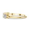 Picture of The Geometric Row - 0.65 Carat Princess Diamond Ring