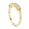 Picture of The Geometric Row - 0.65 Carat Princess Diamond Ring