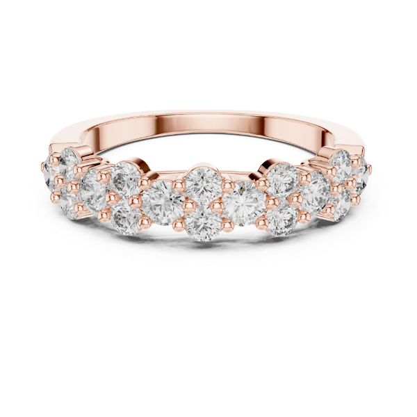 Picture of The Scallop Bloom - 1 Carat Round Diamond Ring