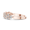 Picture of The Scallop Bloom - 1 Carat Round Diamond Ring