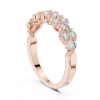 Picture of The Scallop Bloom - 1 Carat Round Diamond Ring