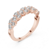 Picture of The Scallop Bloom - 1 Carat Round Diamond Ring