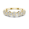 Picture of The Scallop Bloom - 1 Carat Round Diamond Ring