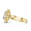Picture of The Sunburst Solitaire - 2 Carat Oval Solitaire Diamond Ring (2.55 CTW DIAMONDS)