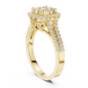 Picture of The Double Bloom - 0.80 Carat Round Diamond Ring