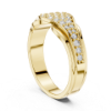 Picture of The Aureole Bloom - 0.50 Carat Round Diamond Ring