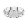 Picture of The Aureole Bloom - 0.50 Carat Round Diamond Ring