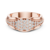 Picture of The Aureole Bloom - 0.50 Carat Round Diamond Ring