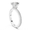 Picture of Round Solitaire Row - 1.10 Carat Solitaire Diamond Ring (1.60 CTW Diamonds)