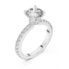 Picture of Round Solitaire Row - 1.10 Carat Solitaire Diamond Ring (1.60 CTW Diamonds)