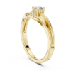 Picture of The Solstice Embrace - Round Diamond Accent Ring