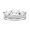 Picture of The Pavé Texture Band - 0.90 Carat Round Diamond Ring