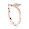 Picture of The Calligraphy Leaf - Round Diamond Ring