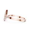 Picture of The Calligraphy Leaf - Round Diamond Ring