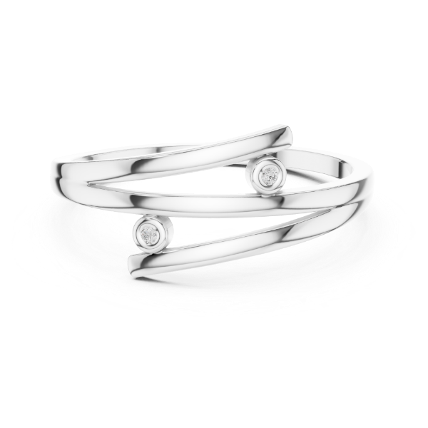 Picture of The Golden Spiral - Round Diamond Ring