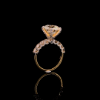 Picture of Elysian Solitaire - 5.11 Carat Round Diamond Ring (6.67 CTW Diamonds)
