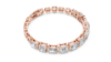 Picture of The Box-Set Grandeur - 13.50 Carat Radiant and Emerald Diamond Bracelet