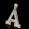 Picture of The Master A - Baguette & Round Diamond Pendant